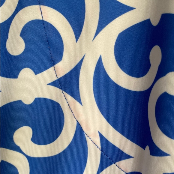 Gretchen Scott Azure Blue Twist and Shout Heavens Gate Dress Size Large - Picture 8 of 13